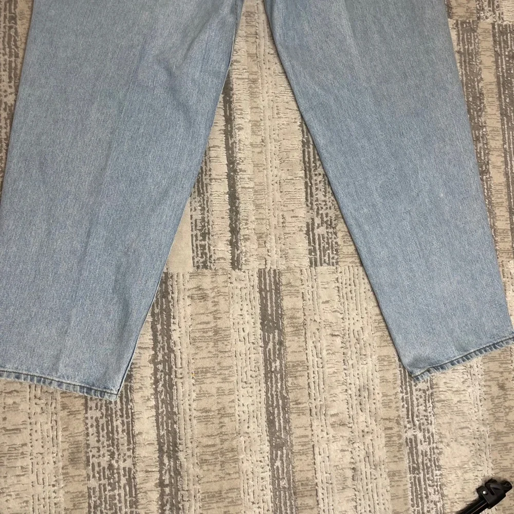 Vintage‎ Levis 560 Comfort Fit Jeans Mens 42x32 Light Wash Baggy Tapered Blue